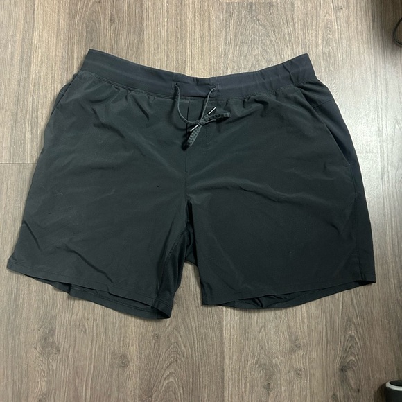 Black Lululemon Athletic Shorts - Picture 2 of 4